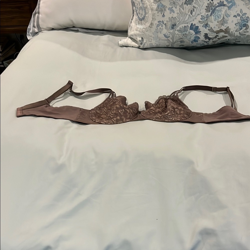 Soma Lace Underwire Bra - Brown